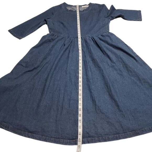 Pando Grove 3/4 Sleeve Denim Dress SMALL - Picture 11 of 15